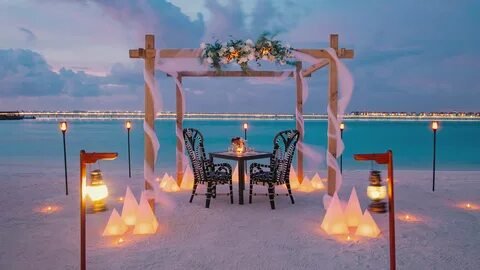 Candlelight Dinner Maldives Beach